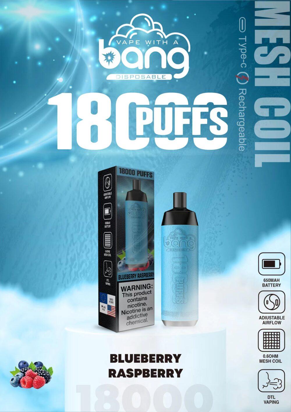 Bang Crown Bar 18000 puffs